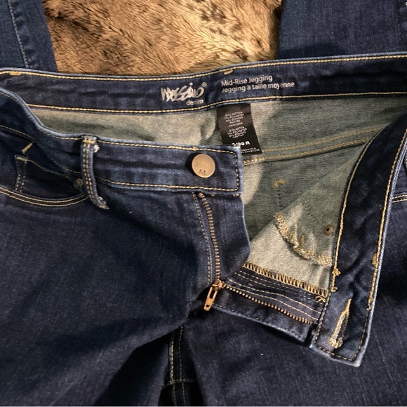 Mossimo Denim Jeans Mid-Rise Jeggings Pants 8/29R 32”W Great Pair! - Picture 3 of 6